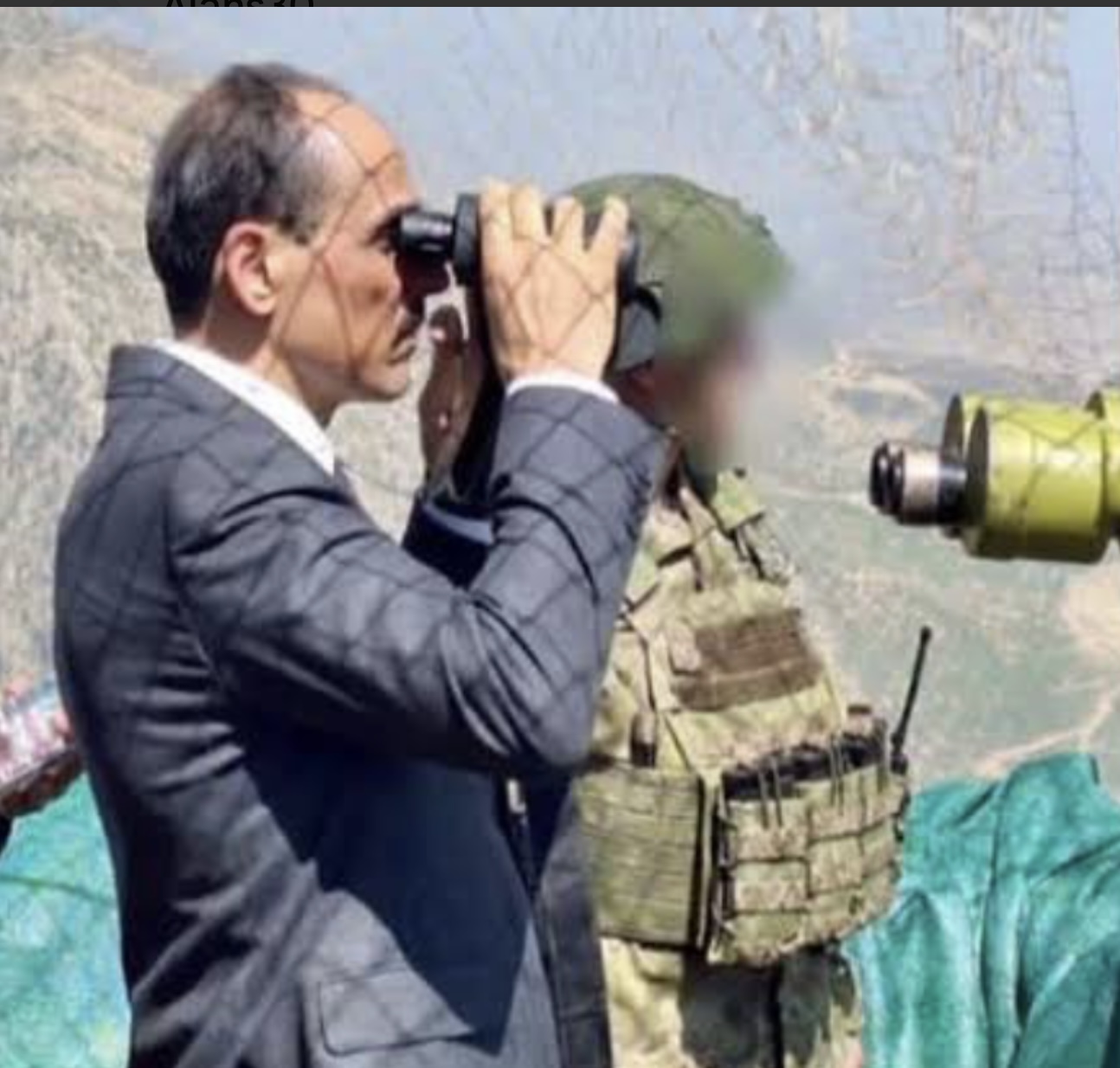 Başkan Kalın sınır hattında